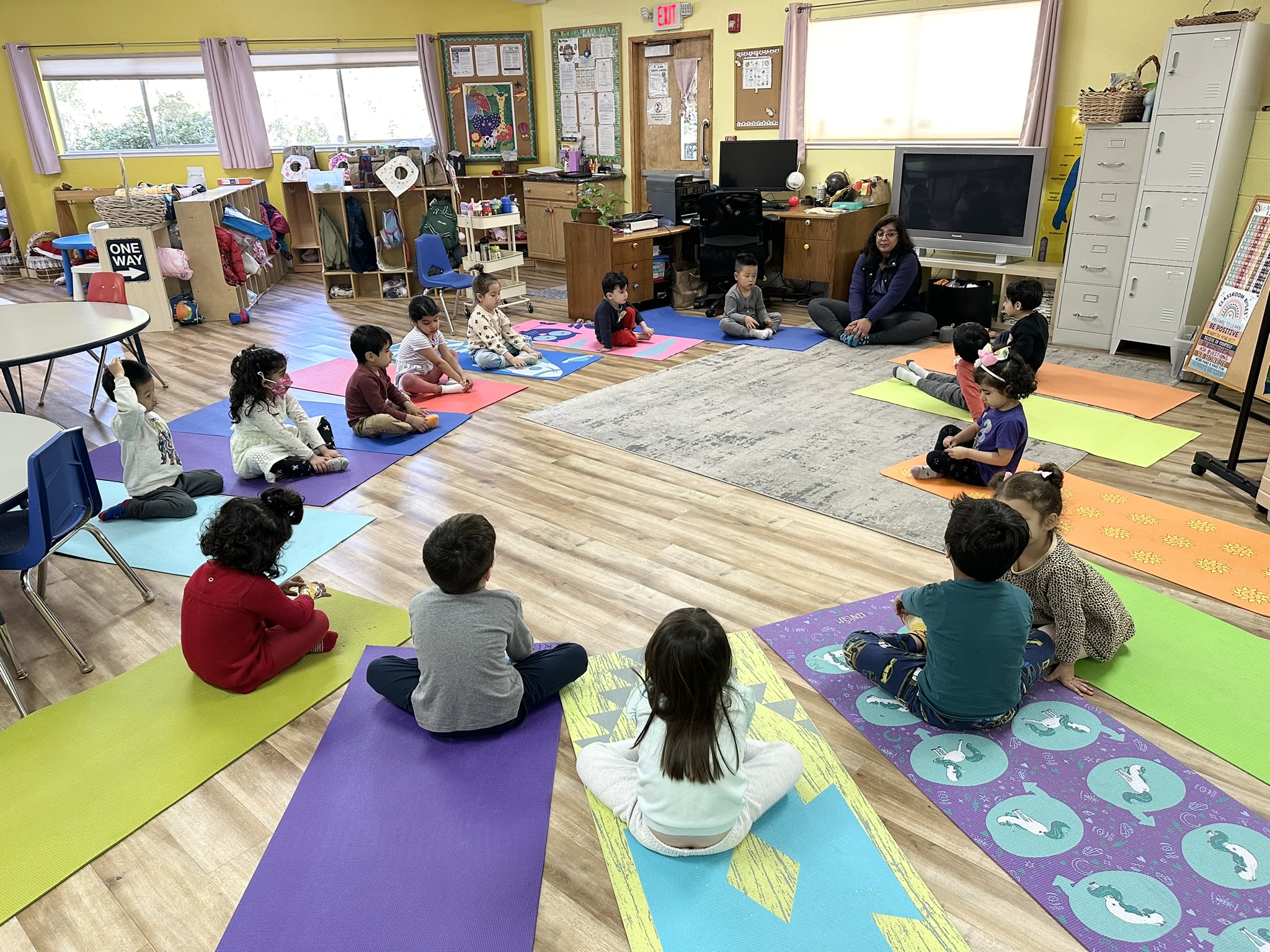 Children in a classroom session at Butterflies Academy